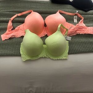Aerie Real Sunny Full Coverage GREEN bra